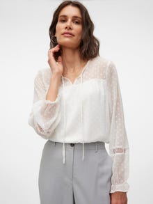 Vero Moda VMLEAH Top -Snow White - 10314692