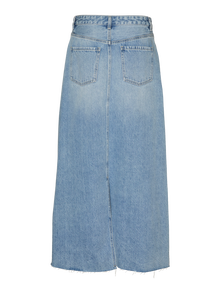 Vero Moda VMRIVA Long Skirt -Light Blue Denim - 10314734