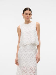 Vero Moda VMHANNE Top -Snow White - 10314750