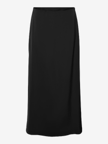 Vero Moda VMOPAULA Mellemhøj talje Midinederdel -Black - 10314767
