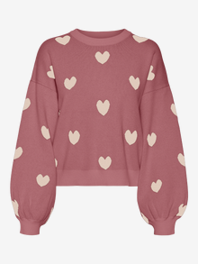 Vero Moda VMSOMEONE Neulepuserot -Rose Brown - 10314859