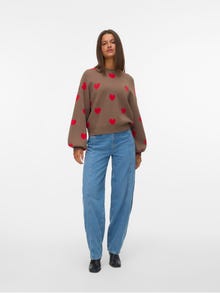 Vero Moda VMSOMEONE Pullover -Chocolate Chip - 10314859