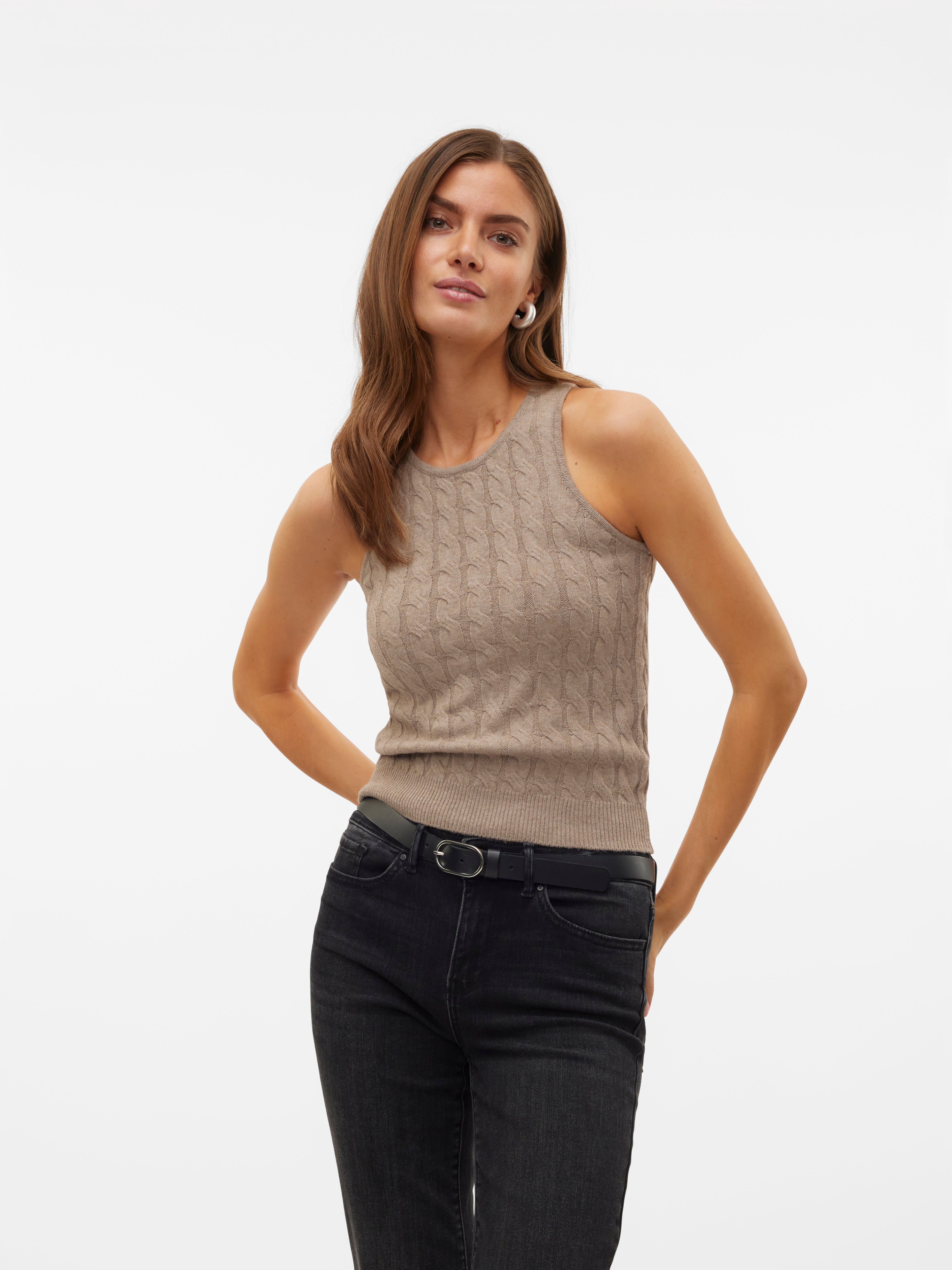 VMLORELLA Pullover | Mittelbraun | Vero Moda® 