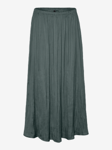 Vero Moda VMBILLIE Wysoka talia Długa spódnica -Balsam Green - 10314904