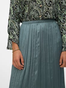 Vero Moda VMBILLIE Wysoka talia Długa spódnica -Balsam Green - 10314904