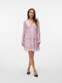 Vero Moda VMWONDA Kort kjole -Mauve Morn - 10314933