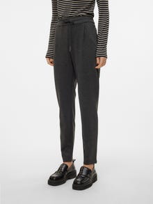 Vero Moda VMEVA Matala vyötärö Housut -Dark Grey Melange - 10314971