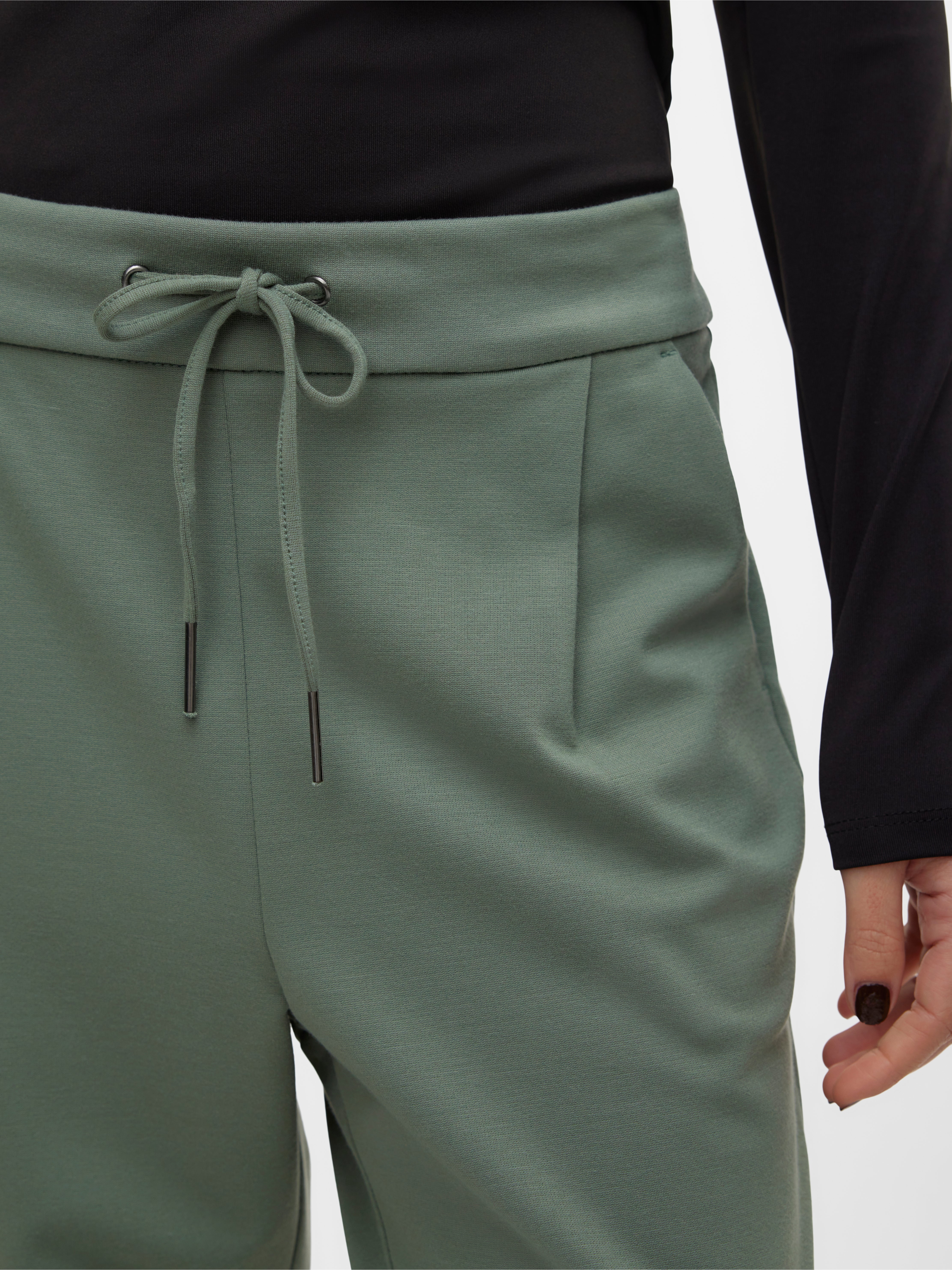 Damen Bikini Hose Schwarz Retro - Mittlere Taille Voll Bedeckt