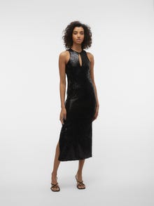 Vero Moda VMKAJE Lång klänning -Black - 10315005