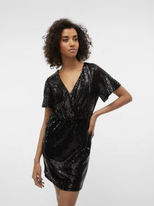 Vero Moda VMKAJE Korte jurk -Black - 10315007