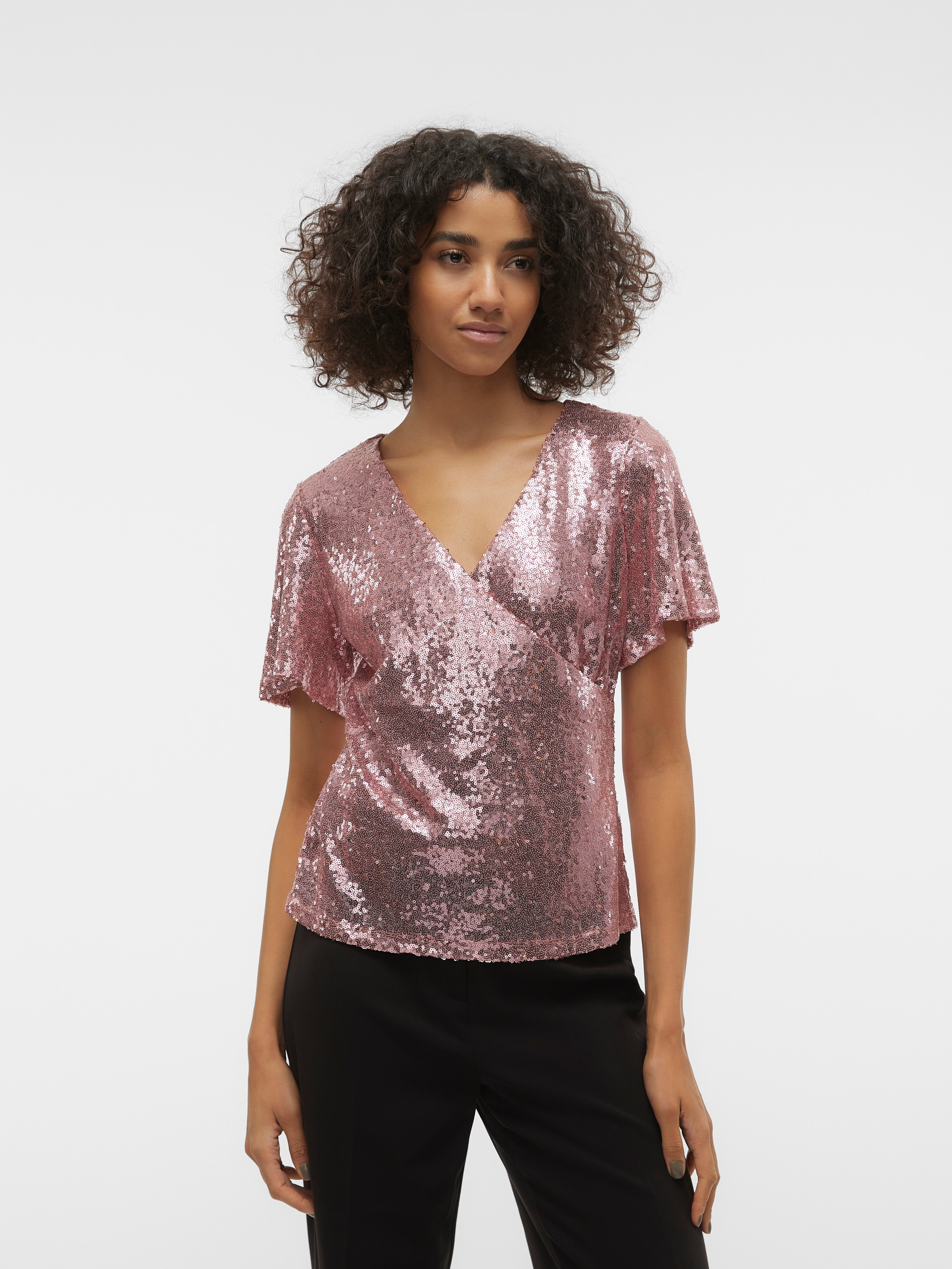 vero moda sequin top