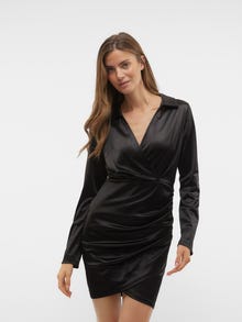 Vero Moda VMMARIAM Kort klänning -Black - 10315014