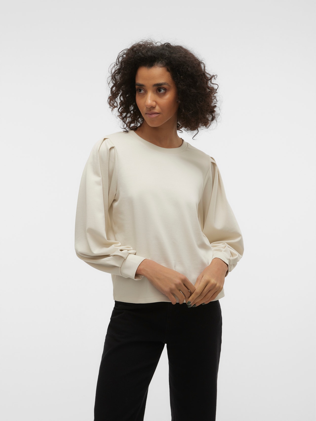 Vero Moda VMFEMI Sweatshirt -Birch - 10315018