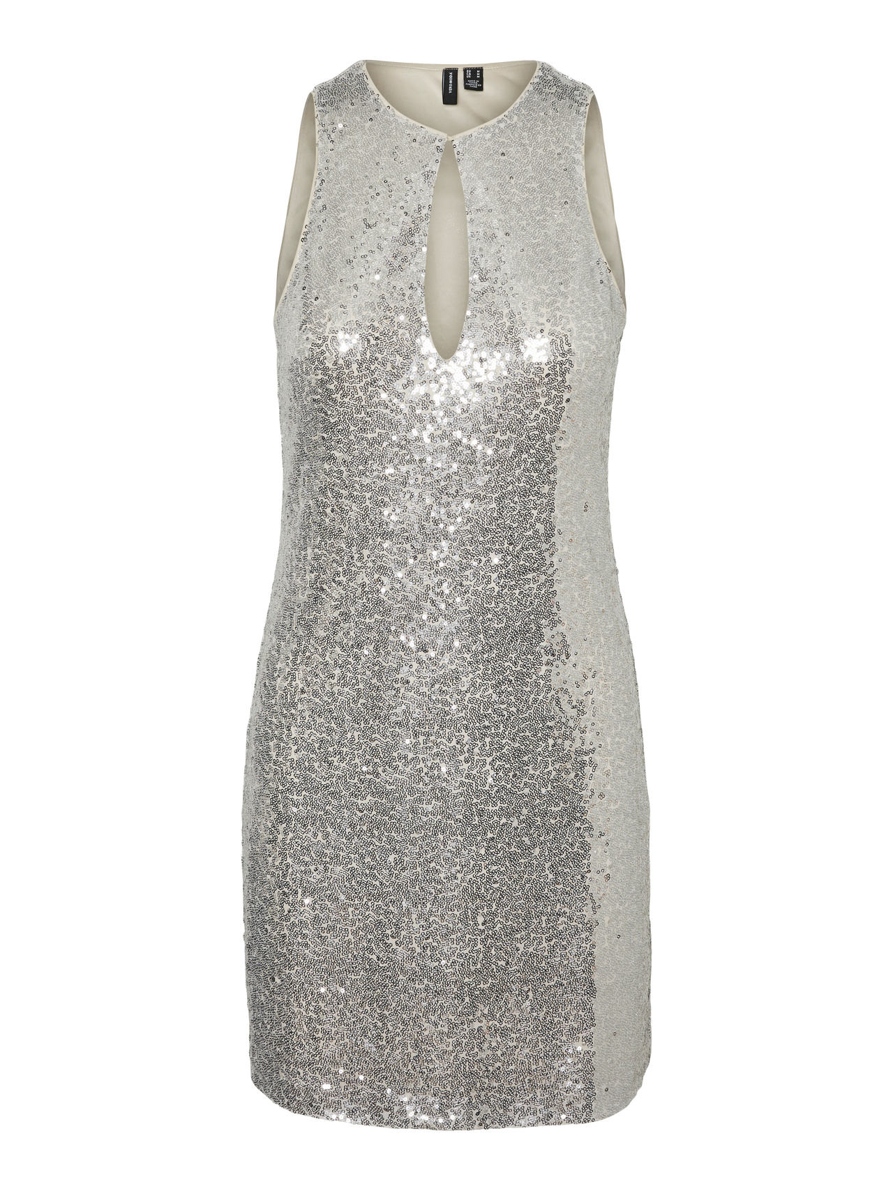 Vero Moda VMKAJE Kort klänning -Silver Colour - 10315024