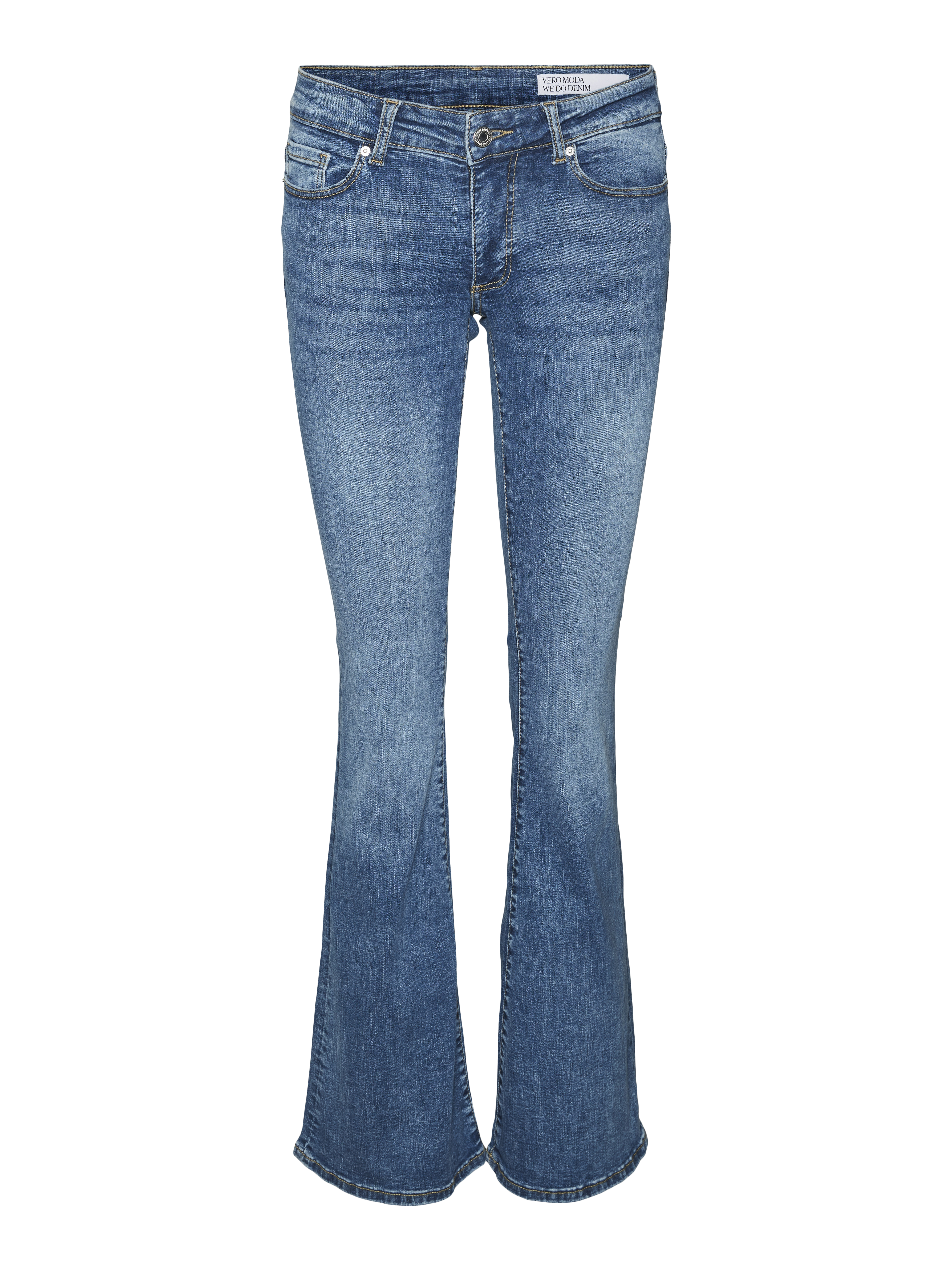 Vero Moda high waisted kick flared trousers in pinstripe Vero Moda high waisted kick flared trousers in pinstripe