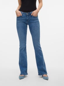 Vero Moda VMSIGI Ausgestellt Jeans -Medium Blue Denim - 10315041
