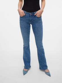 Vero Moda VMSIGI Flared fit Jeans -Medium Blue Denim - 10315041