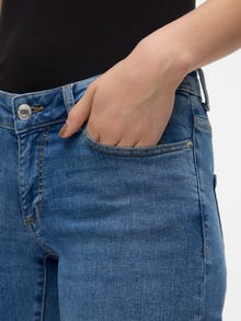 Vero Moda VMSIGI Taille basse Flared Fit Jeans -Medium Blue Denim - 10315041