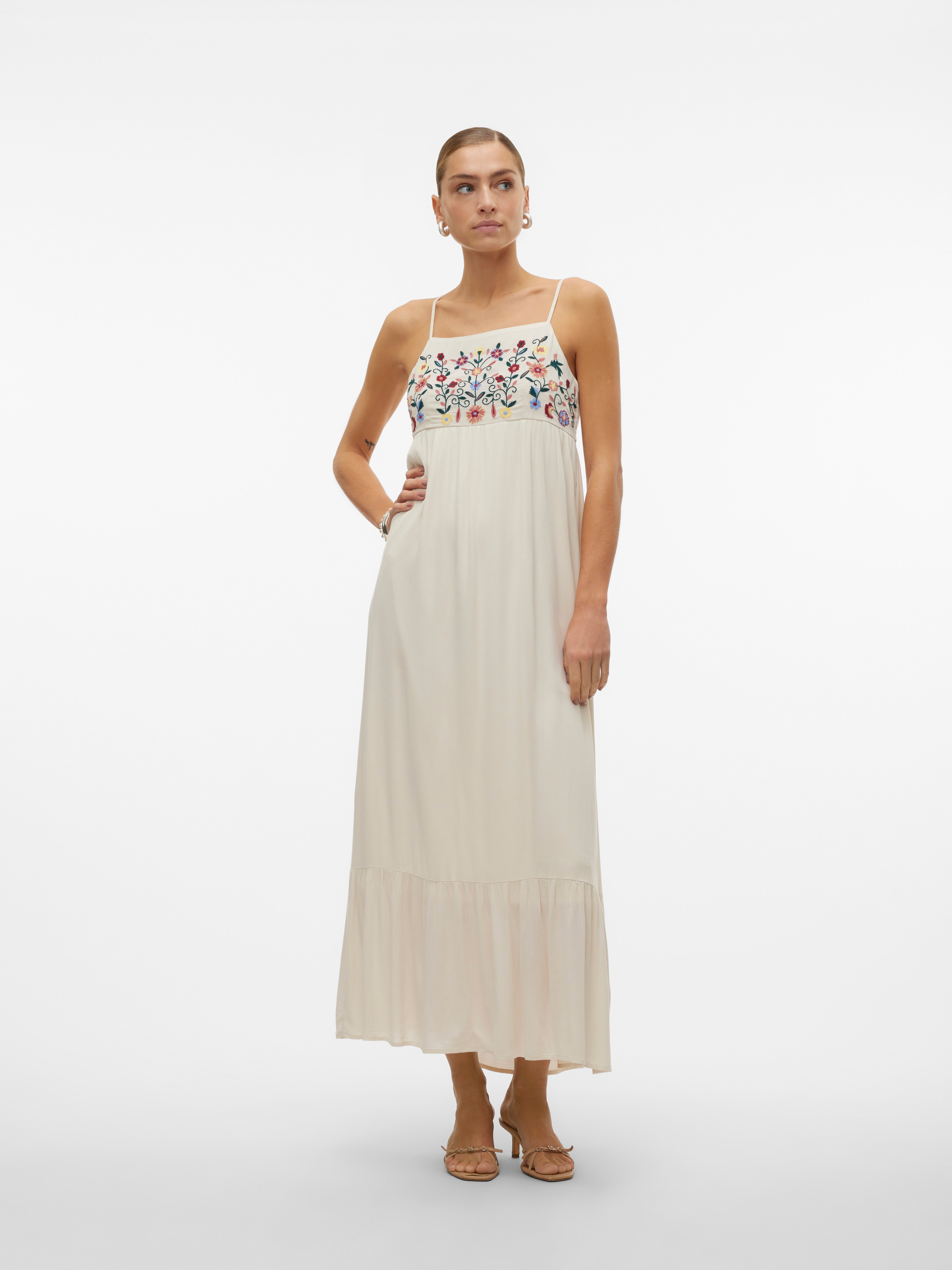Vero Moda Tall VMCHRIS SMOCK SHIRT - Chemisier - offwhite/écru