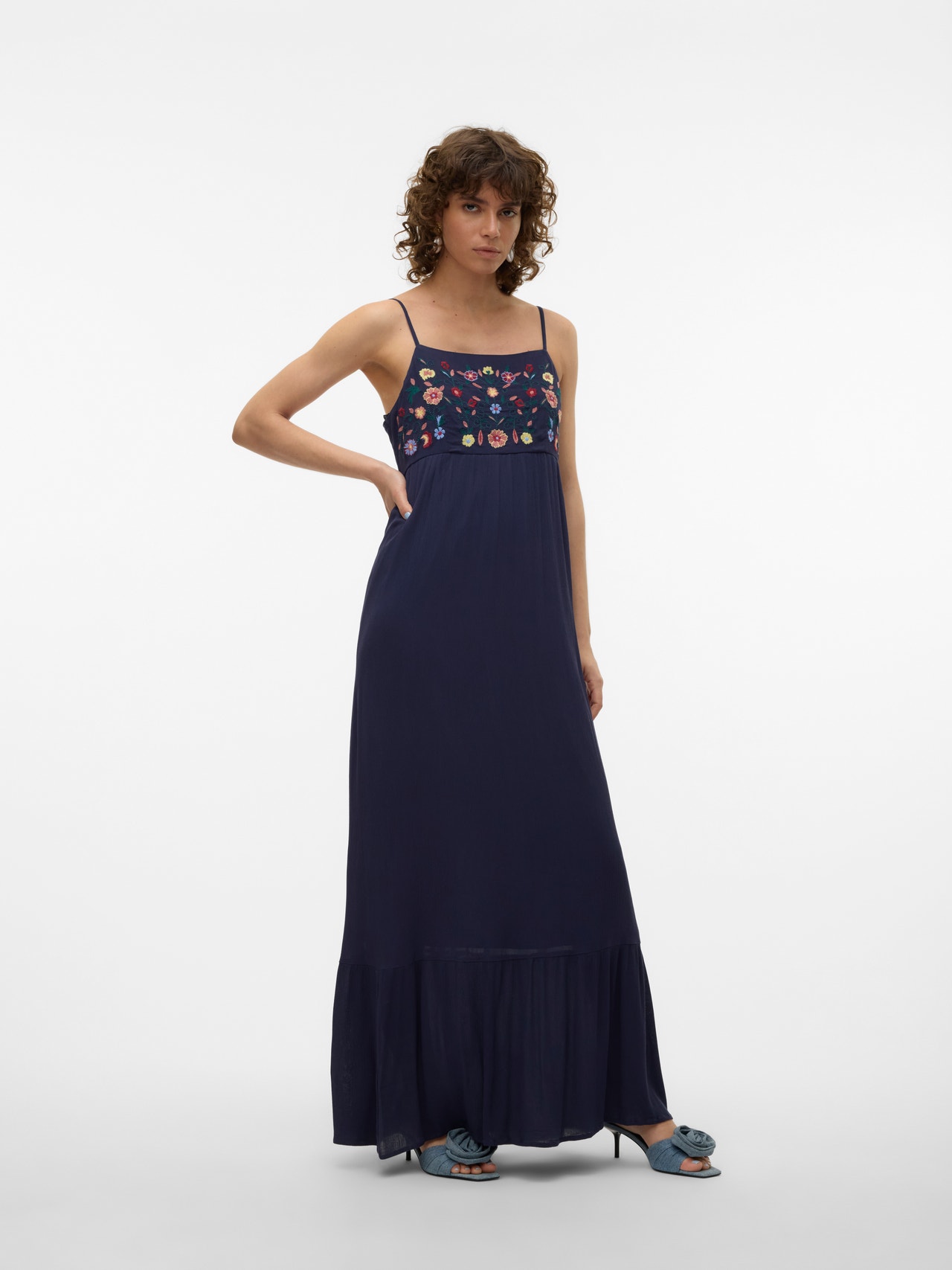 Vero Moda VMSINA Lange jurk -Navy Blazer - 10315077