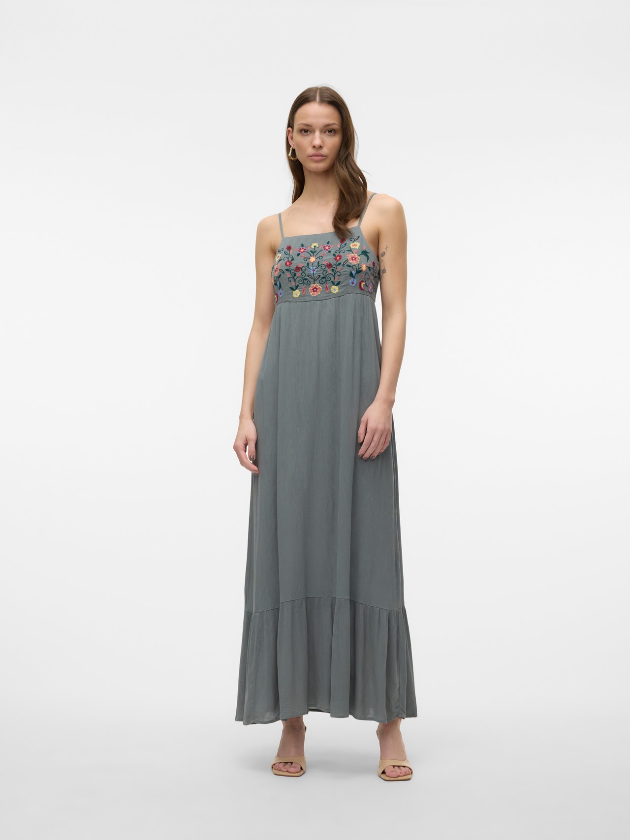 Vero Moda VMSINA Langes Kleid -Laurel Wreath - 10315077