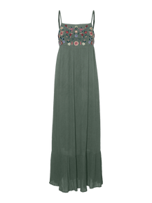 Vero Moda VMSINA Lang kjole -Laurel Wreath - 10315089
