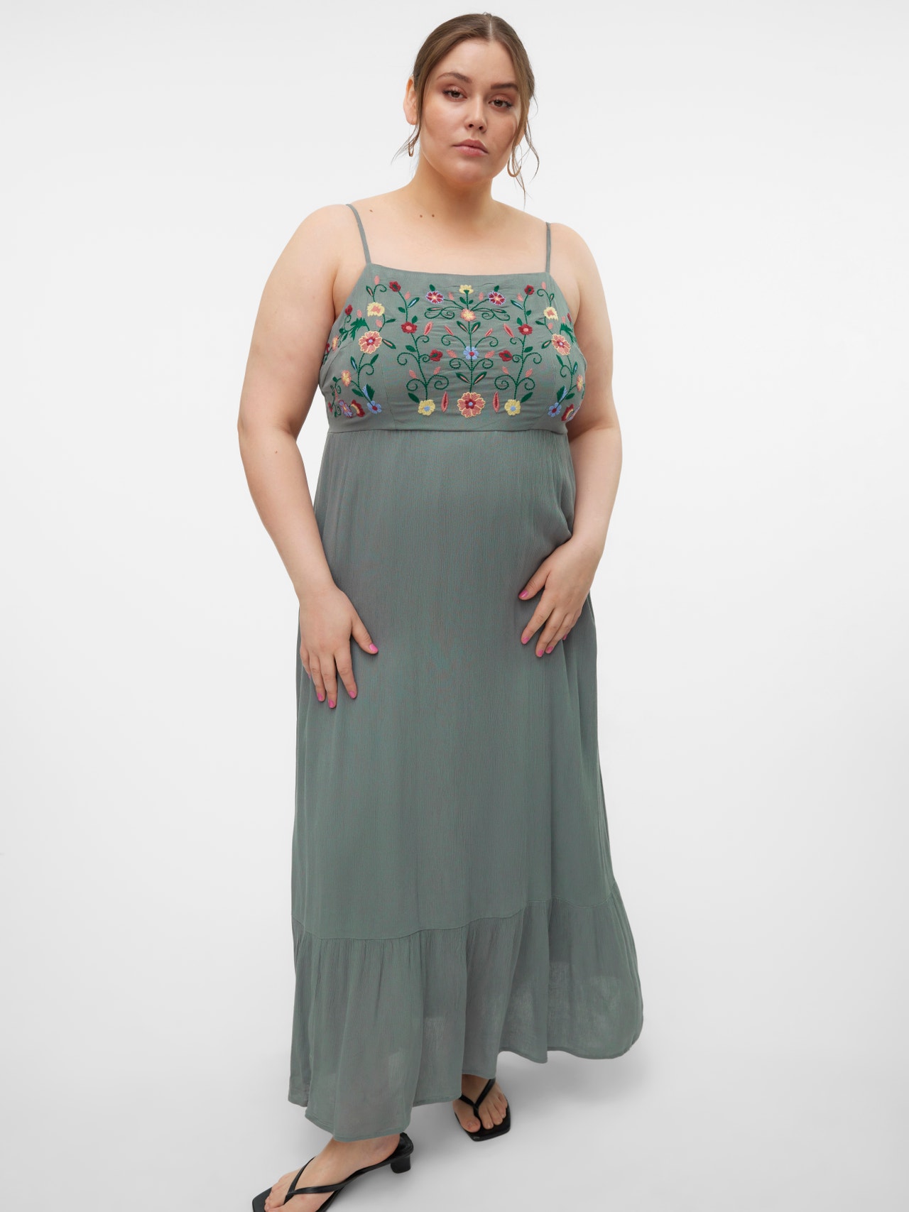 Vero Moda VMSINA Długa sukienka -Laurel Wreath - 10315089