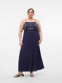 Vero Moda VMSINA Lang kjole -Navy Blazer - 10315089