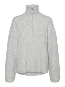 Vero Moda VMSTAZIE Sweter -Light Grey Melange - 10315094