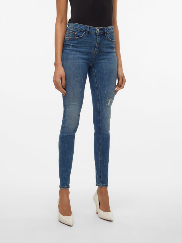 Vero Moda VMFLASH Taille moyenne Skinny Fit Jeans - 10315102