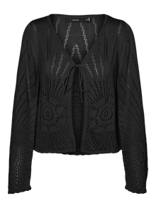 Vero Moda VMCSILJA Knit Cardigan -Black - 10315140