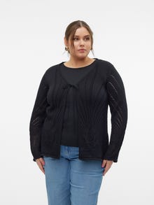 Vero Moda VMCSILJA Knit Cardigan -Black - 10315140