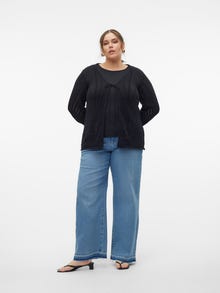 Vero Moda VMCSILJA Knit Cardigan -Black - 10315140