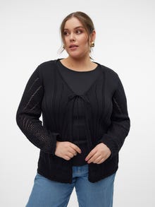 Vero Moda VMCSILJA Knit Cardigan -Black - 10315140