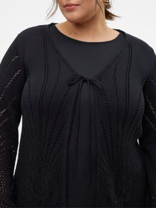 Vero Moda VMCSILJA Knit Cardigan -Black - 10315140