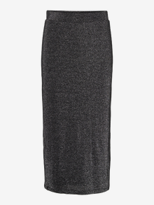 Vero Moda VMZENIA Taille haute Jupe longue -Black - 10315191