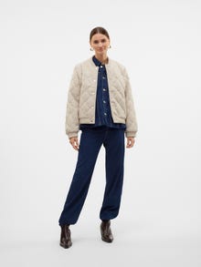 Vero Moda VMFORTUNEDORA Tikatut takit -Oatmeal - 10315192