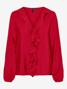 Vero Moda VMQUEENY Topp -Jester Red - 10315198