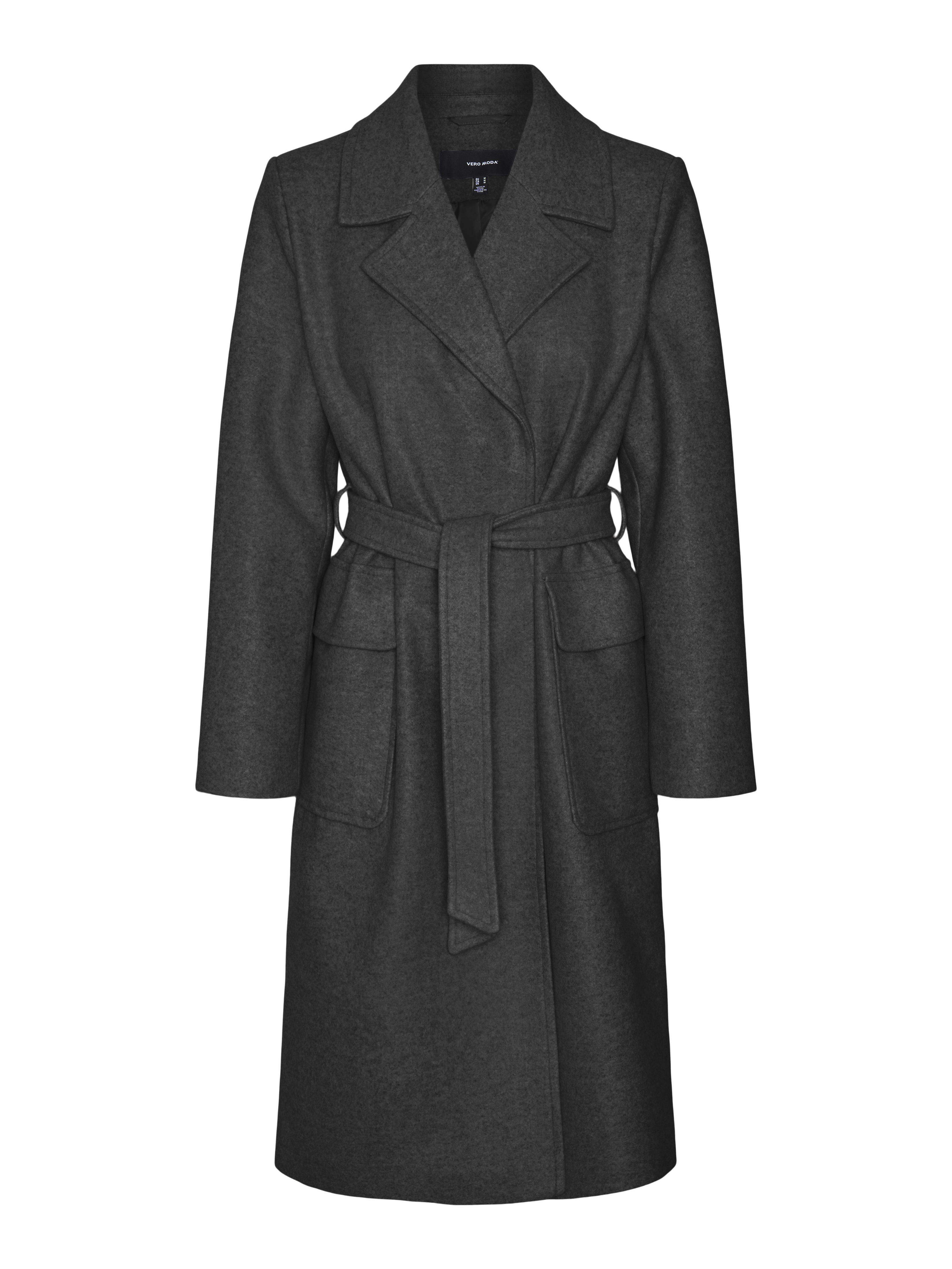 VMPOPNOELLE Mantel | Dunkelgrau | Vero Moda®