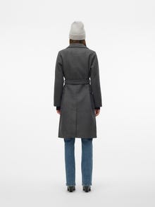 Vero Moda VMPOPNOELLE Abrigos -Dark Grey Melange - 10315201
