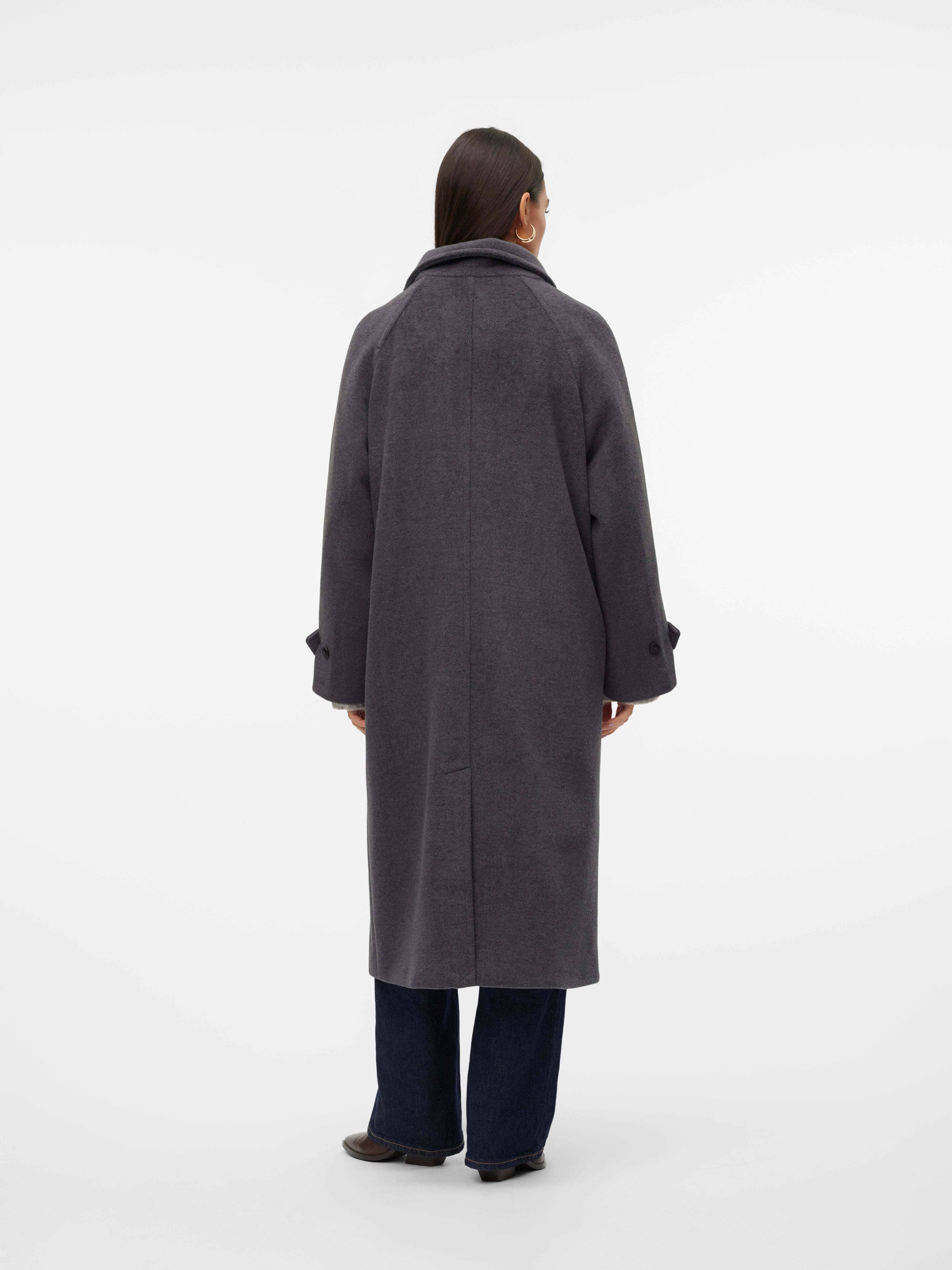 VMCLARA Coat | Dark Grey | Vero Moda® VMCLARA Coat | Dark Grey | Vero Moda®