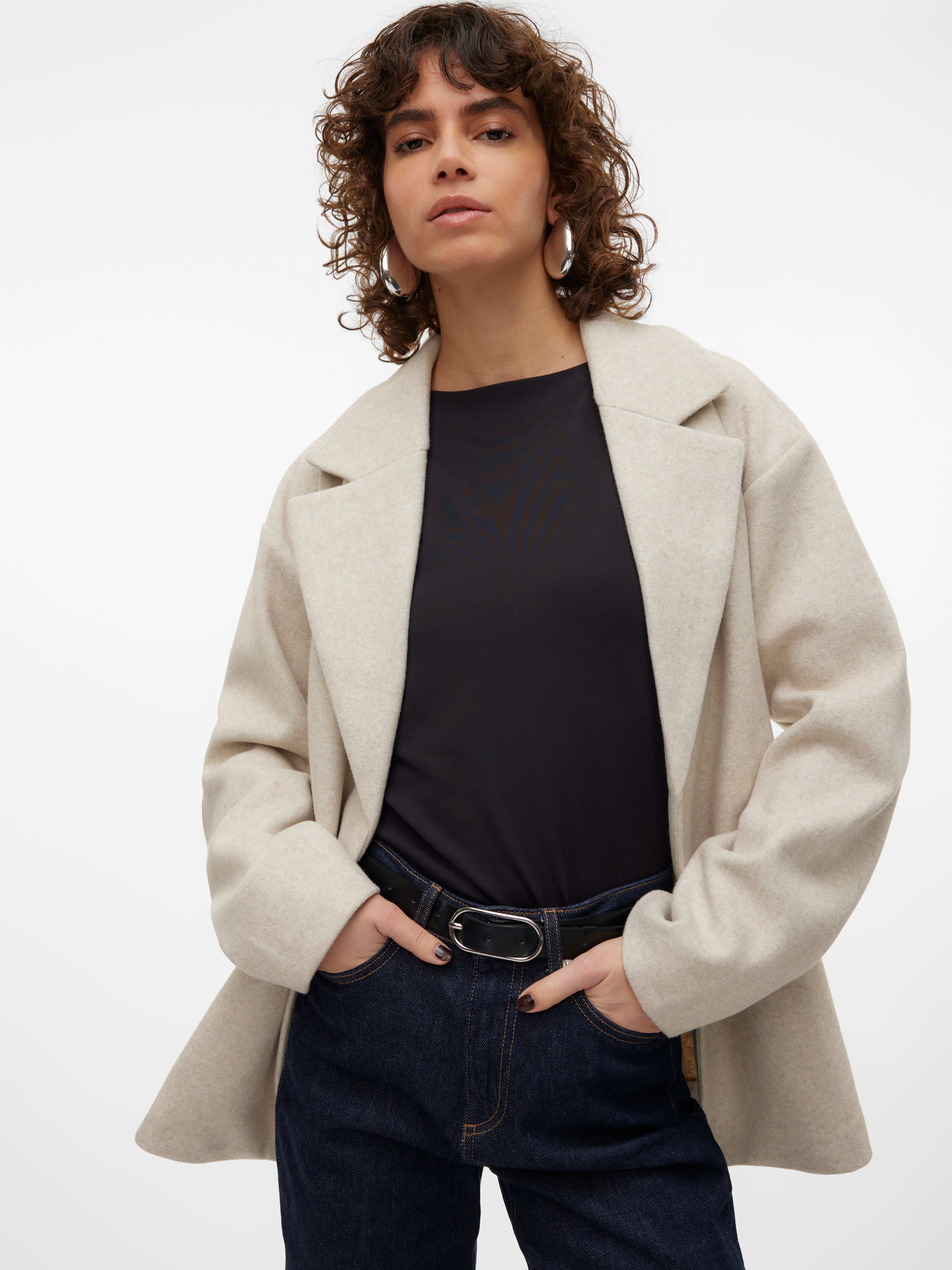 Vero moda contrast sale trim envelope lapel jacket