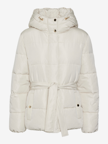 Vero Moda Nööridega reguleeritav kapuuts Jope -Oatmeal - 10315215