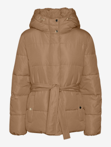 Vero Moda Nööridega reguleeritav kapuuts Jope -Tigers Eye - 10315215