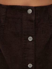 Vero Moda VMETTA Wysoka talia Krótka spódnica -Chocolate Torte - 10315342