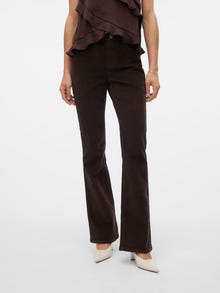 Vero Moda VMFLASH Mid rise Flared Fit Jeans -Chocolate Torte - 10315346