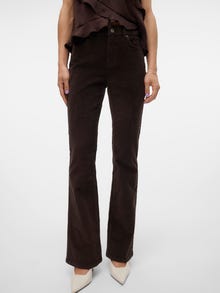 Vero Moda VMFLASH Mid rise Flared Fit Jeans -Chocolate Torte - 10315346