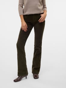 Vero Moda VMFLASH Normaali vyötärö Flared fit Farkut -Forest Night - 10315346