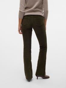 Vero Moda VMFLASH Normaali vyötärö Flared fit Farkut -Forest Night - 10315346
