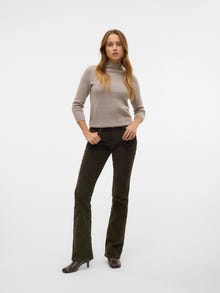 Vero Moda VMFLASH Normaali vyötärö Flared fit Farkut -Forest Night - 10315346